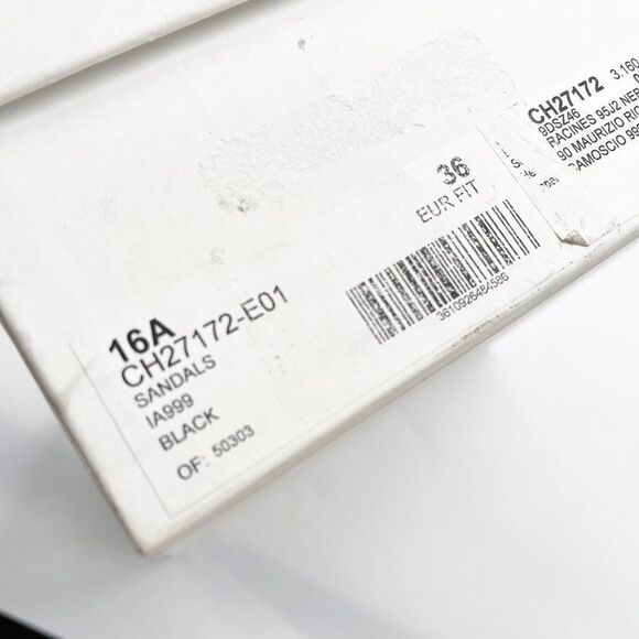 CHLOE Kendal Black Caged Tassel Sandals - Picture 11 of 14